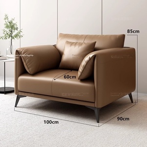 वाणिज्यिक भोजन क्षेत्रों के लिए 10-सीटर डाइनिंग सोफा और कॉफी टेबल के साथ समकालीन पु चमड़े का रेस्तरां सेट - Product Image 6