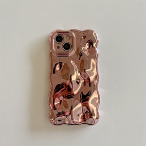 Astuccio a bolle di vernice ondulata per <span class=keywords><strong>iphone</strong></span> 15 14 pro max 13 12 <span class=keywords><strong>11</strong></span> <span class=keywords><strong>cover</strong></span> <span class=keywords><strong>protettiva</strong></span> di alta qualità concava moda convessa - Product Image 6