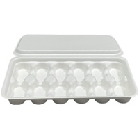 Boîte d'emballage biodégradable en fibre de pulpe de bagasse pressée à sec pour café, thé et produits agricoles