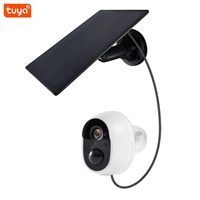 IP-камера Tuya Smart 1080P CCTV 2 Мп, беспроводная уличная Солнечная, двусторонняя, с поддержкой Wi-Fi, P2P