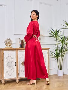 Abito donna Dubai ricamo dorato pizzo moda abito musulmano per <span class=keywords><strong>l</strong></span>'estate per il commercio estero ODM fornitura - Product Image 5