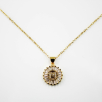 BMZ 2026 UK-Reach Quality, Options 4 Couleurs, Micro Pierre (boucles d'oreilles + collier + pendentif + bracelet), Parures de Bijoux 26 Lettres