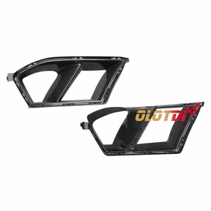 For BMW M3 M4 G80 G82 Auto Tuning Dry Carbon Fiber MP Style Front Bumper Air Ducts Vent Cover Trim Side <b>Splitters</b> Fins New Condi - Product Image 3