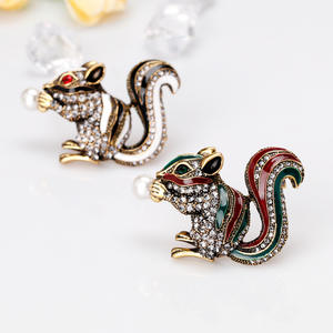 Broches de Ardilla con Diseño Moderno y Dulce para Chicas, Broches Elegantes y a <span class=keywords><strong>la</strong></span> Moda, Joyería para Mujeres, Accesorios para Damas, Venta al por Mayor - Product Image 2