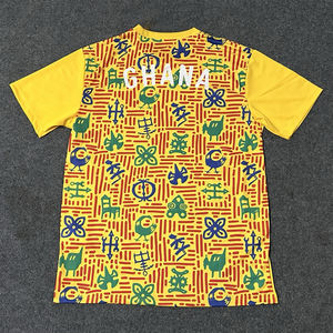 2627 Nouvelle saison Coupe d'Afrique Équipe de football du Ghana Uniforme étoiles noires Nsoroma Tuntum Andre Ayew Asamoah <span class=keywords><strong>Gyan</strong></span> Style Sénégal Cameroun - Product Image 3