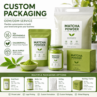 Poudre de matcha verte premium Longbio, thé vert pour recettes de pâtisserie, type matcha japonais