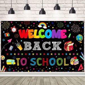 Fondo fotográfico para el regreso a la escuela, alfabeto ABC y números 123 para el aula de los niños, fondo para fotografía, decoración de pancarta para fiestas, personalizable - Product Image 3