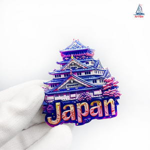 Nouveaux autocollants de réfrigérateur de montagne <span class=keywords><strong>Fuji</strong></span> 3D décoration mignonne <span class=keywords><strong>en</strong></span> résine pour cadeau commémoratif de grande valeur - Product Image 3