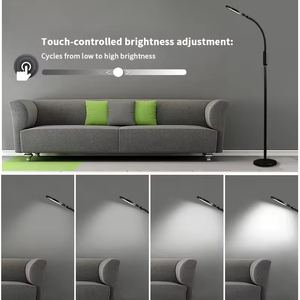 Lampe de sol LED réglable en hauteur pour étudiants, protection oculaire pour enfants, idéale pour le piano, le nail <span class=keywords><strong>art</strong></span>, le bureau et le salon (style européen) - Product Image 5