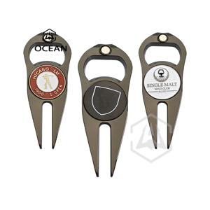 Nhà máy thực hiện giá rẻ giá Golf sửa chữa tất nhiên Cỏ 2025 thể thao mới tùy chỉnh thăng hoa kim loại Golf divot - Product Image 5