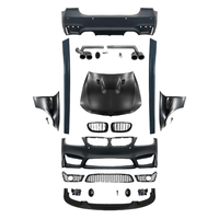 Body Kit Mobil Baru untuk BM W Seri 3 E90 2005 2006 2007 2008 Gaya M4 Bumper Depan/Belakang Side Skirt dengan Retrofit Lampu Kabut