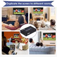 Répartiteur HDMI 1.4 1 entrée 4 sorties 1X4 HD 1080P 3D 4KX2K UHD Duplicateur Amplificateur Commutateur Répartiteur HDMI 4 ports pour PC HDTV BOX PS3 DVD