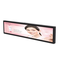 Écran LCD Barre Allongée Ultra Large pour Affichage Numérique, Fixation Murale ou Plafond, OEM ODM pour Hôpitaux et Institutions Gouvernementales