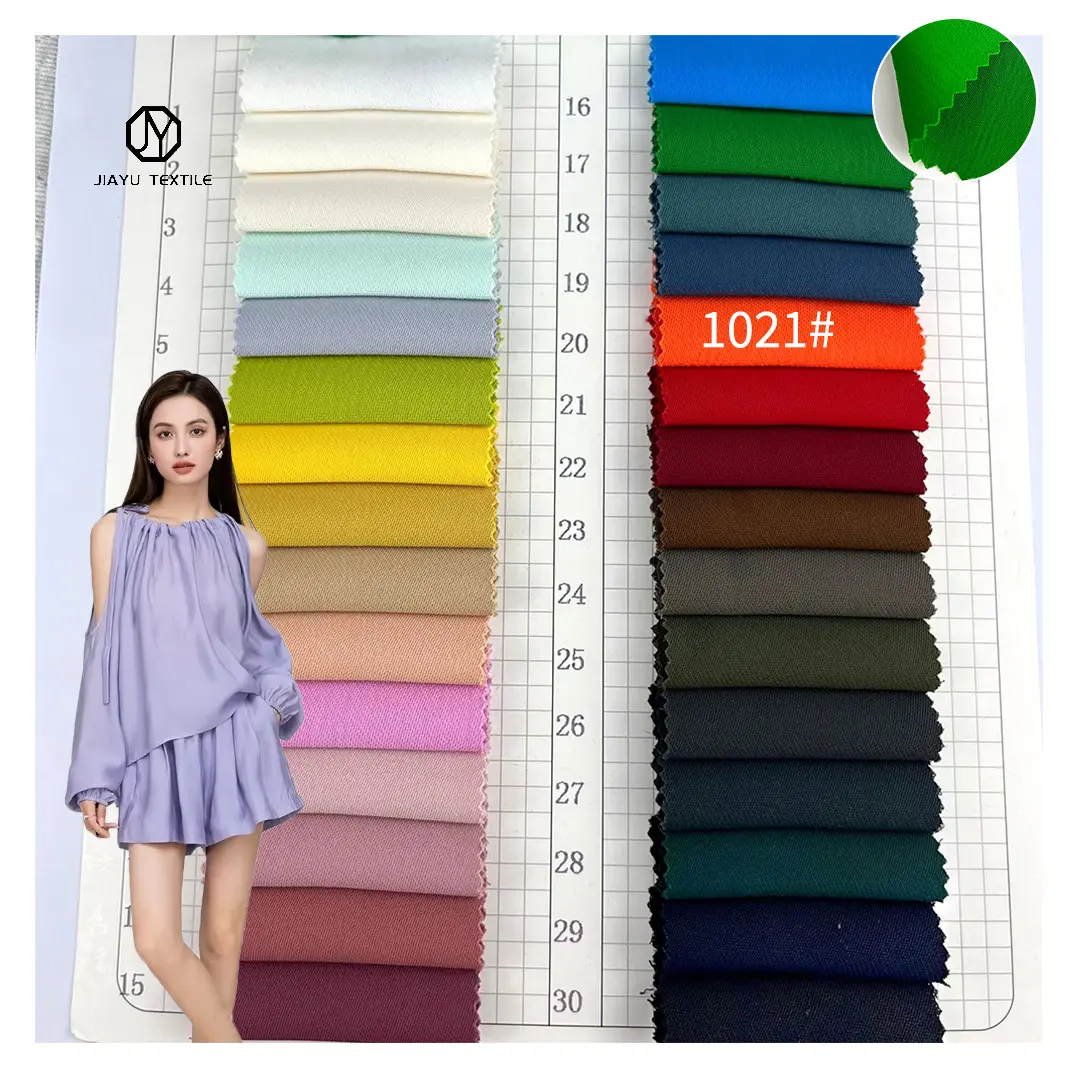 Custom solid color 260g SPH yarn 95 polyester 5 spandex Chiffon fabric good drape feeling fashion garment skirts fabric
