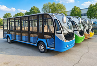 Bus électrique touristique RENQI 20 places, navette pour aéroport, usage touristique, 7,5 kW, 72 V, 150 Ah, autonomie 800 km, 35 km/h, personnalisable