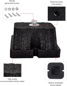 Soporte Antivibración para Uso Doméstico, Nuevo Aislador <span class=keywords><strong>de</strong></span> Goma Antisísmico Manual para <span class=keywords><strong>Aire</strong></span> <span class=keywords><strong>Acondicionado</strong></span> - Product Image 6