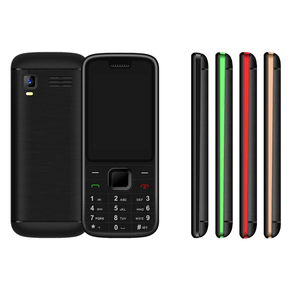 DG2401 — téléphone portable débloqué, écran de 2.4 pouces, 2 go, GSM, avec clavier, FM, bluetooth