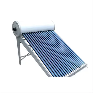 Aço inoxidável não pressão vácuo tubo aquecedor solar de água/solar geyser/caldeira solar