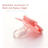 Vente en gros, sans bpa, en vrac, bricolage décoré, belle sucette en latex silicone pour adulte et bébé