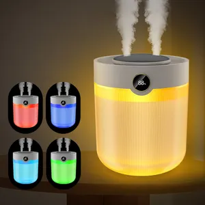 High Quality 2L Capacity Colorful Light Double Spray Air Humidifier Ultrasonic Household Bedroom Humidifiers