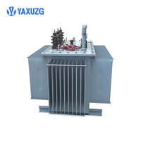 Transformateur de distribution triphasé immergé dans l'huile 100kVA 200kVA 400kVA 11kV/0.4kV abaisseur de tension à enroulement en cuivre norme IEC