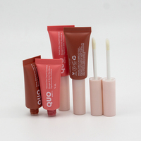 Tube Souple de Gloss Vide 15 ml avec Applicateur, Emballage Cosmétique Personnalisé pour Rouge à Lèvres Liquide