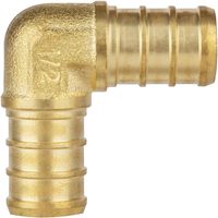 Raccords à barbillon PEX en laiton sans plomb NSF, 90° ° Coude, raccord, té, raccord de tuyauterie PEX pour la plomberie d'eau
