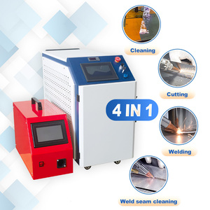 Machine de soudage au laser à fibre portative 1,5 kW 2 kW pour la soudure de métaux, d'acier inoxydable, d'acier de 1,5 mm d'épaisseur - Product Image 1