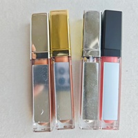 Gloss à lèvres liquide LED très vendu, logo personnalisé avec miroir, finition brillante haute pigmentation, hydratant, longue tenue, vente en gros