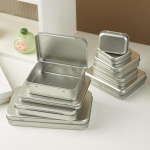 Tùy Chỉnh Chuyên Nghiệp Dịch Vụ Thực Phẩm Tin Có Thể Hỗ Trợ UV Hoặc Màu Sắc In Kẹo Cookie Gói Kim Loại Trường Hợp Bản Lề Nắp Hộp Thiếc - Product Image 6