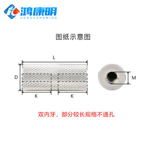 Tuerca moleteada Hongkangming M3-M10 de acero inoxidable métrica, mecanizada por CNC, Grado A, para soporte de conexión - Product Image 5