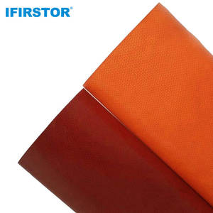 Fabrieksmatig geproduceerd, goedkoop, hoge sterkte, enkelzijdig siliconen gemembraniseerd glasvezel brandwerend doek, alkalievrij, snijbaar - Product Image 2