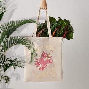 Bolsa de Mano con Diseño Gráfico de Enemigos a Amantes, Bolsa de Hombro Personalizada de Lona para Viajes, Bolsa de Compras Reutilizable para Mujer con Personalización - Product Image 3