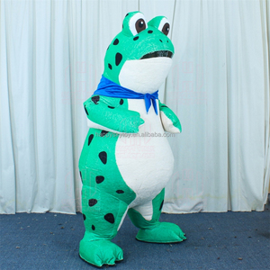 Costume <span class=keywords><strong>de</strong></span> mascotte <span class=keywords><strong>de</strong></span> grenouille gonflable populaire et <span class=keywords><strong>célèbre</strong></span> sur TikTok pour le marketing - Product Image 2