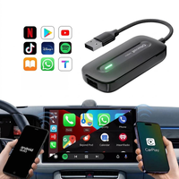 Ottocast Boîtier AI 3-en-1 Portable Adaptateur Sans Fil CarPlay & Android Auto Bluetooth 5.4 2+16G Garantie 1 An Pour Voitures Universelles