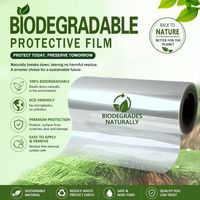 Film de protection de surface biodégradable, non toxique, écologique, résistant aux rayures, matériau protecteur