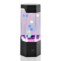 Individuelle Werbe-Tischlampe mit Quallen-Design, Wasserball, Neuartiges Geschenk für Kinder, Büro und Raumdekoration, DC-Betrieb, Kunststoff