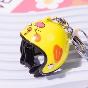 Charming Fruit Helmet Keychain - Cute Cartoon Key Hanger for Backpacks Bags - Product Image 6