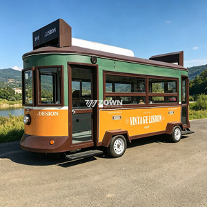 Nouvelle conception de chariot de nourriture de rue, chariot de nourriture électrique mobile, chariot de vente ambulante pour les en-cas et les boissons de rue - Product Image 2