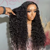 Peluca frontal de encaje HD 13x6 de cabello rizado birmano virgen, con cutícula alineada, peluca de encaje HD 13x4, pre-arrancada, sin pegamento, cabello humano, frontal de encaje.