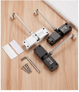 ตัวกันกระแทกประตูแบบเลื่อนอะลูมิเนียมอัลลอยด์แบบสปริงคู่ ปิดเองได้ ปรับได้ ดีไซน์มินิมอล สำหรับห้องครัว ห้องนั่งเล่น โรงแรม - Product Image 2