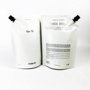 Emballage cosmétique en feuille d'aluminium 1L finition mate personnalisée pochette à bec liquide pour gommage corporel quantité minimale de commande 500pcs - Product Image 2