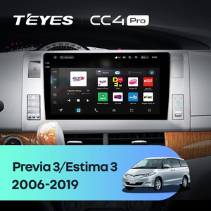 วิทยุติดรถยนต์ TEYES CC4 PRO สำหรับ XR50 3 III Estima AHR20 XR50 3 ปี 2006 - 2019 พวงมาลัยซ้าย รองรับ CarPlay Android Car play มัลติมีเดีย สเตอริโอ - Product Image 2