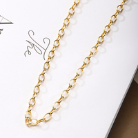 Chaînes, bracelets, chevillères et colliers en or véritable 18 carats (750) massif, fabrication directe, nouveauté