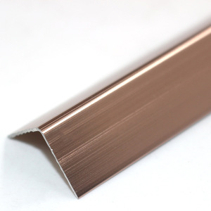 L Shape Stainless Steel <b>Tile</b> Trim Self-adhesive Metal Corner Edge Guard Profile <b>Tile</b> Edging Strip Interior Wall Protector - Product Image 5