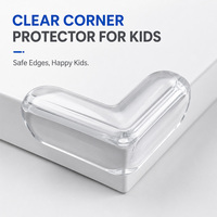 Protection d'angle transparente arrondie anti-choc pour meubles, bureau, comptoir, chambre d'enfant, maison, sécurité bébé