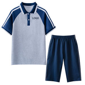 Maßgeschneiderte Dreiteilige Schuluniform für Kinder mit Polo-Design, Schuluniformen und Sportbekleidung für Jungen und Mädchen - Product Image 3