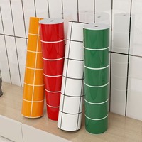 Autocollants muraux 3D modernes en briques, papier peint texturé imperméable DIY, vinyle PVC auto-adhésif pour salon, chambre, salle de bain