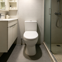 Vente en gros de WC monobloc de luxe en céramique, sans bride, à chasse d'eau Tornado, avec jupe, à siphon, moderne
