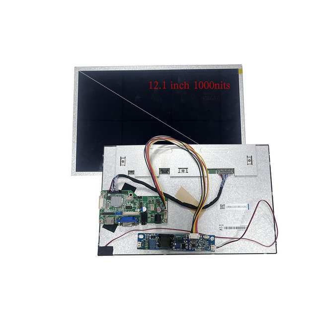 EV121WXM-N12 12.1 Inch 1280*800 TFT 16:10 LCD Module LVDS 20pin Interface BOE 100% Color Gamut IPS 1000Nits Industrial Panel